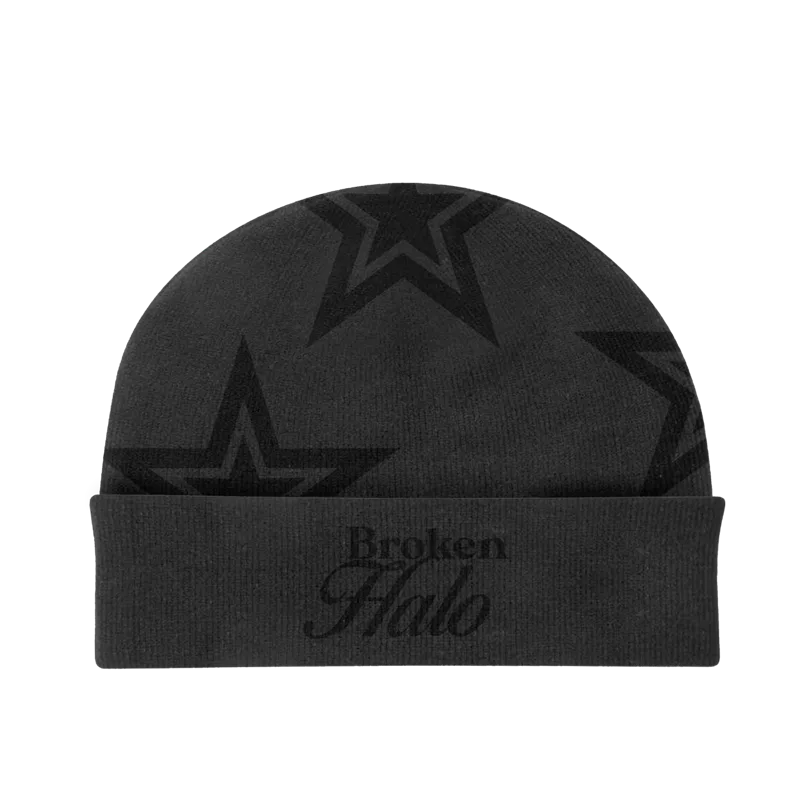 Charcoal Stars Beanie